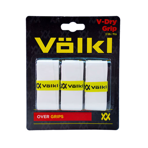Volkl V-Dry 3 Pack Overgrip - White
