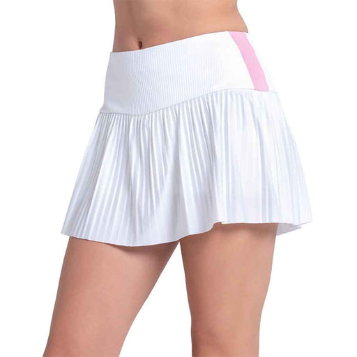 Lucky In Love Racer Rib Pleat Womens Tennis Skirt
