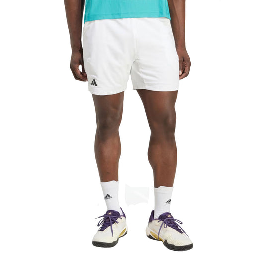 Adidas Climacool Ergo 7 Inch Mens Tennis Shorts - White/XL
