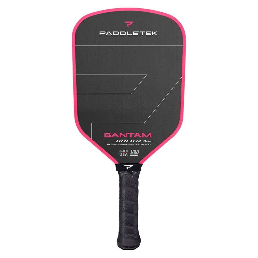Paddletek Bantam GTO-C 14.3 Pickleball Paddle - Knockout Pink/4 1/4/7.5-7.8 OZ