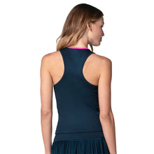 Load image into Gallery viewer, Lucky In Love Racer Rib Womens Tennis Tank
 - 2