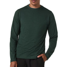 Load image into Gallery viewer, Vuori Ponto Performance Long Sleeve Mens Tee - Evergreen Hthr/XL
 - 1
