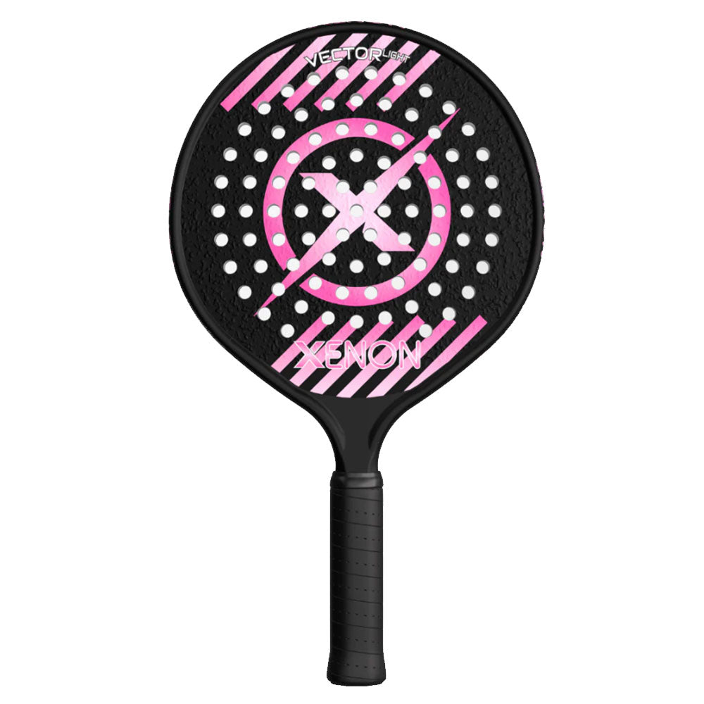 Xenon Vector Light Platform Tennis Paddle - Black/Pink/4/345G