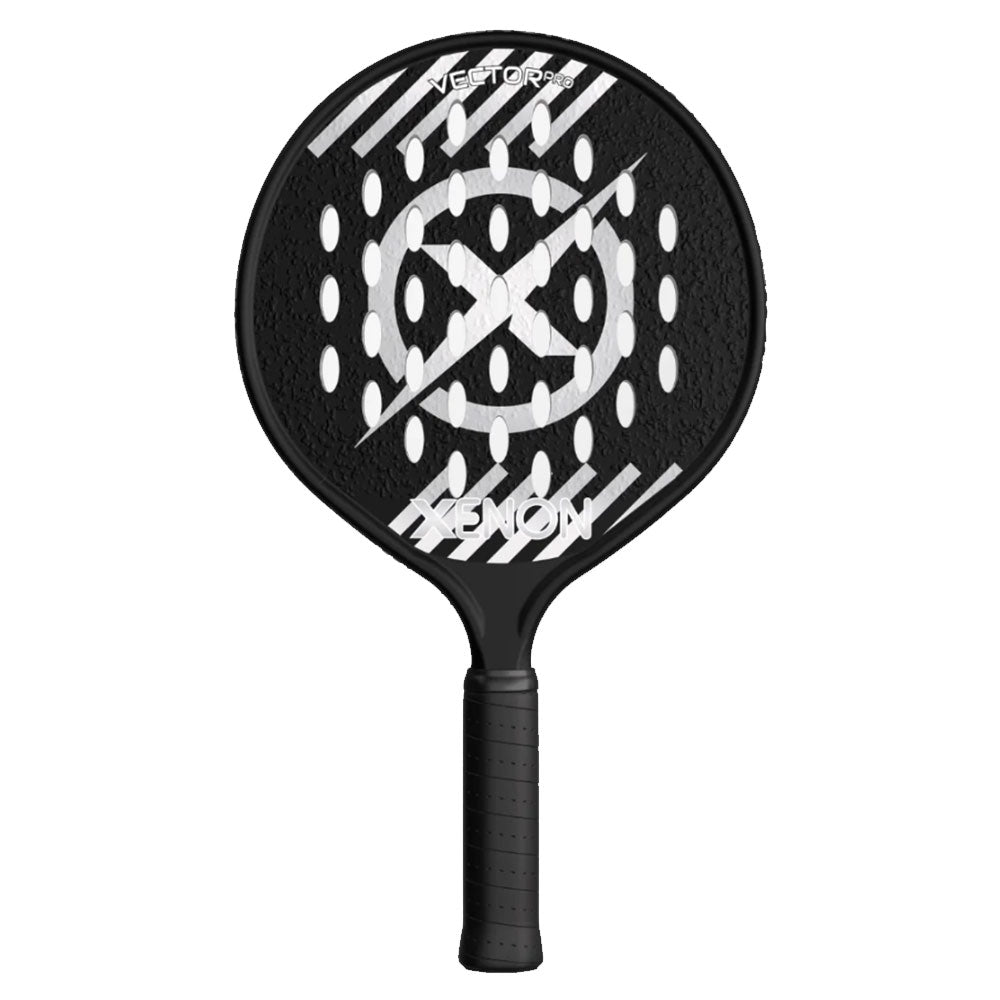 Xenon Vector Pro Spin Max V2 Platform Tennis Paddl - Black/4 1/4/370G