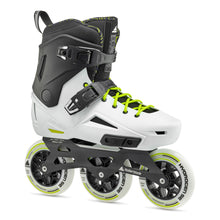 Load image into Gallery viewer, Rollerblade Lightning 110 Mens Inline Skates - White/Black/14 / 14.5
 - 1