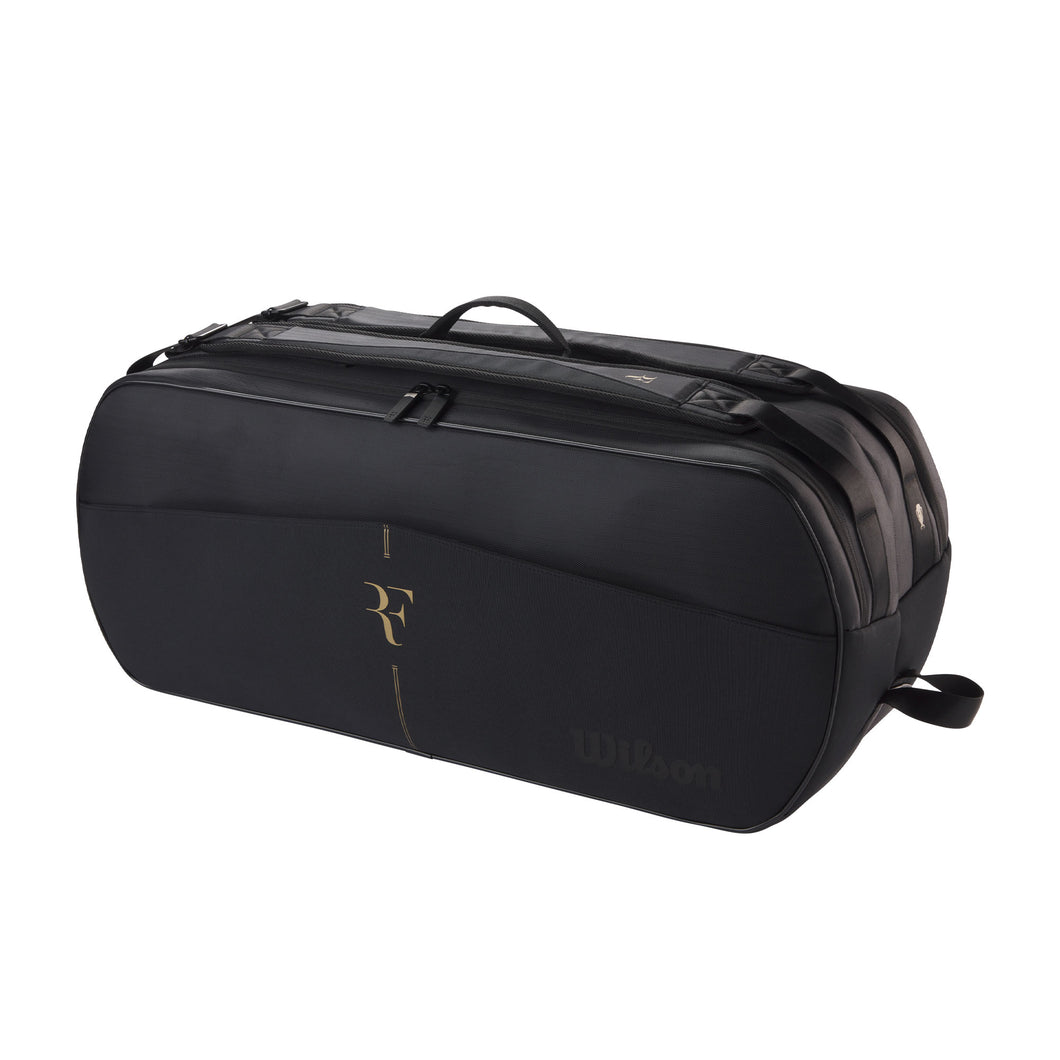 Wilson Laver Cup RF Tournament 9-Pack Tennis Bag - Black
