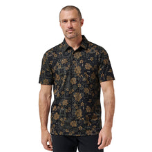 Load image into Gallery viewer, TravisMathew Speaking My Language Mens Golf Polo - Black/XL
 - 1