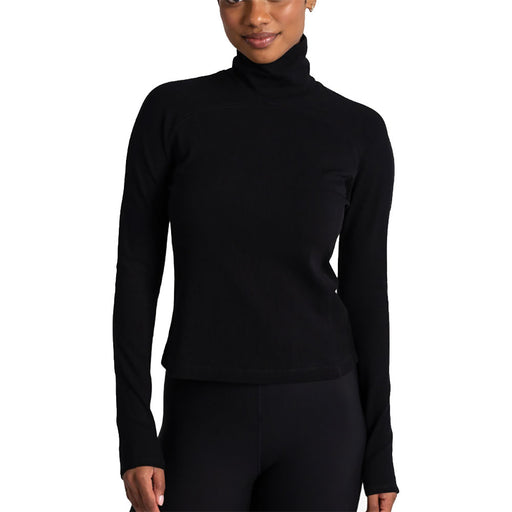 Lole Traverse Womens Turtleneck Shirt - Black/L