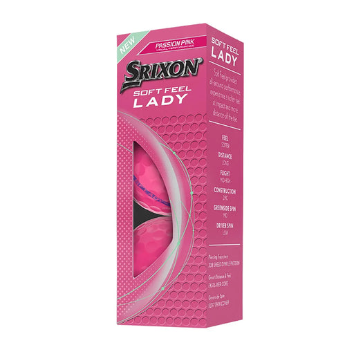 Srixon Soft Feel Lady 9 Golf Balls - Dozen