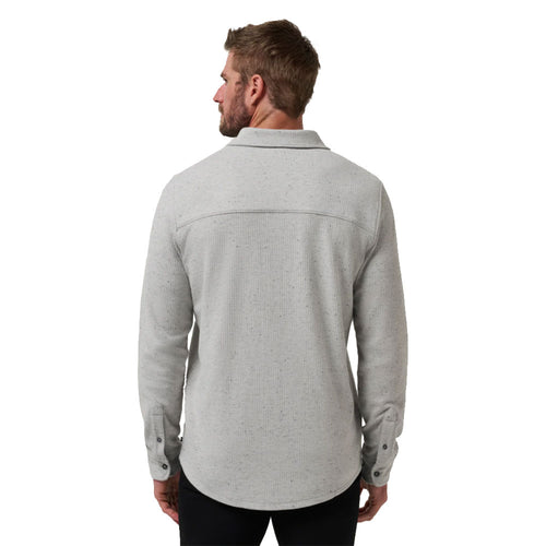 TravisMathew Cloud Waffle Button Up Mens Long Sleeve Shirt - 2