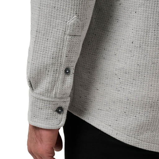 TravisMathew Cloud Waffle Button Up Mens LS Shirt