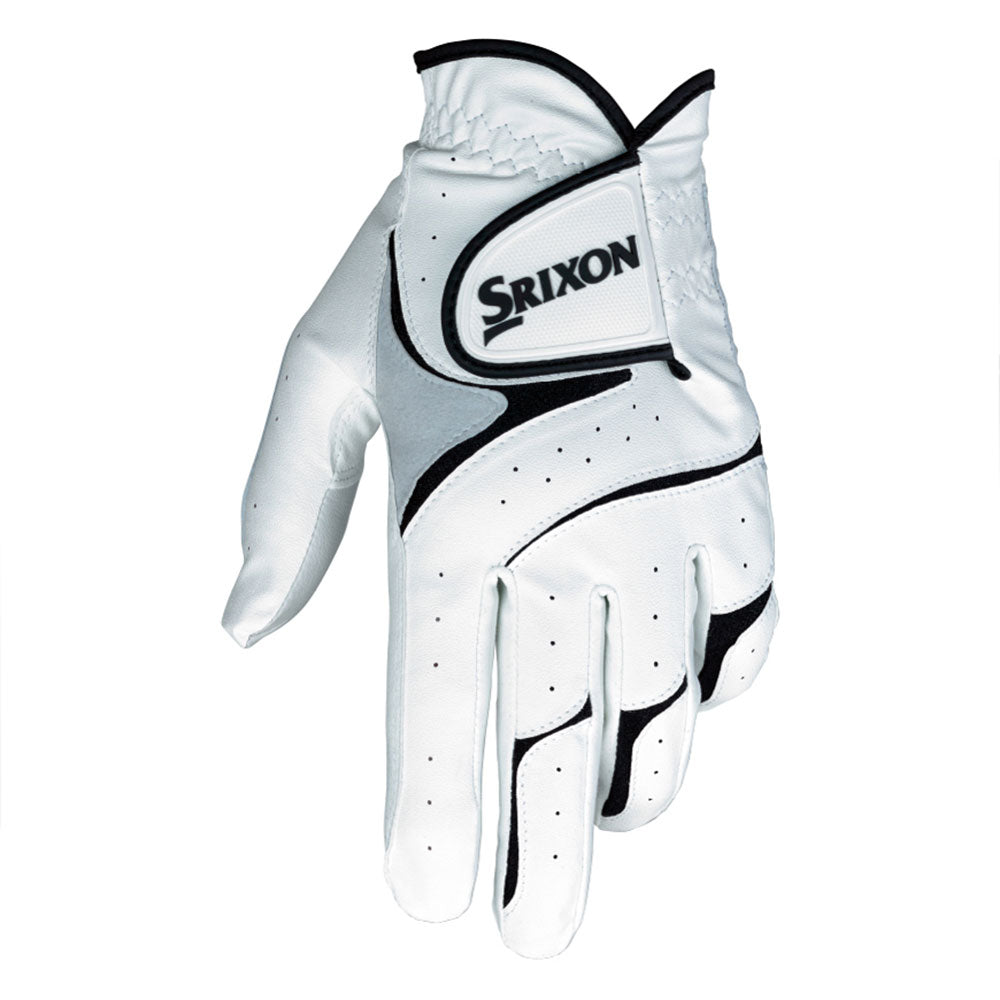 Srixon AllWeather White/Black Mens Golf Glove - Left/XXL