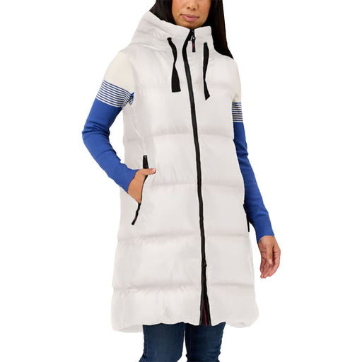 Krimson Klover Compass Womens Long Vest - Snow/L