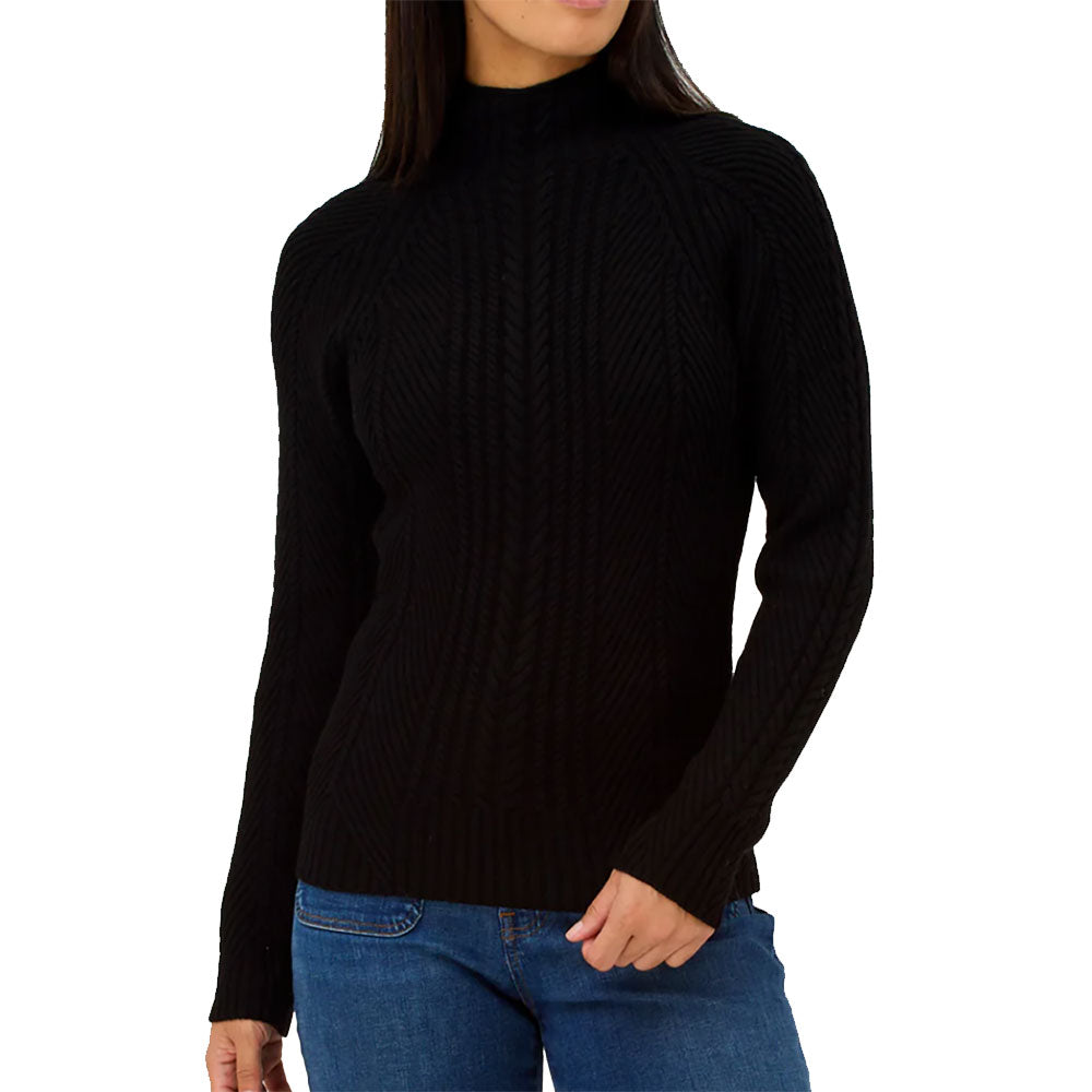 Krimson Klover Lydia Mockneck Womens Sweater - Black/L