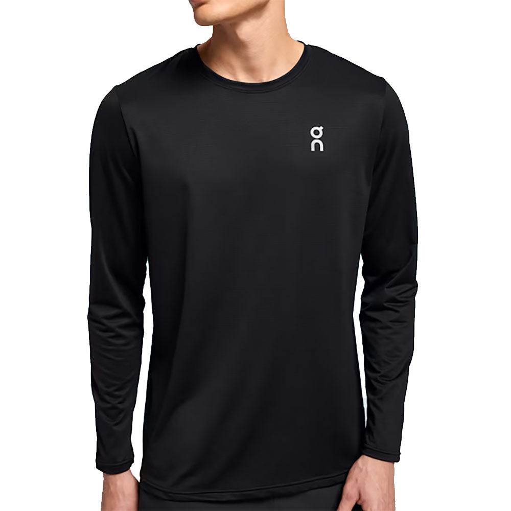 On Core Long-T Mens Tennis Shirt - Black/XL