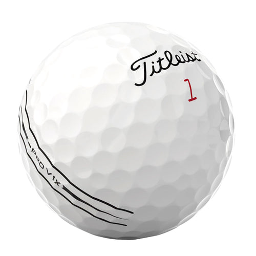 Titleist Pro V1x Left Dash AIM Enhanced Alignment Golf Balls - Dozen - 2