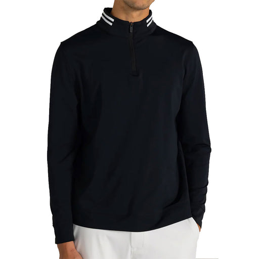Redvanly Loma Back Yoke Mens Golf Quarter-Zip - Tuxedo/XL