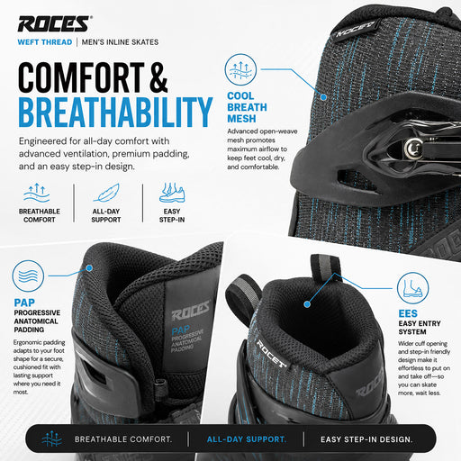 Roces Weft Thread Mens Inline Skates