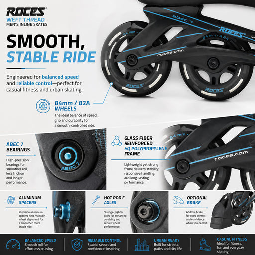 Roces Weft Thread Mens Inline Skates