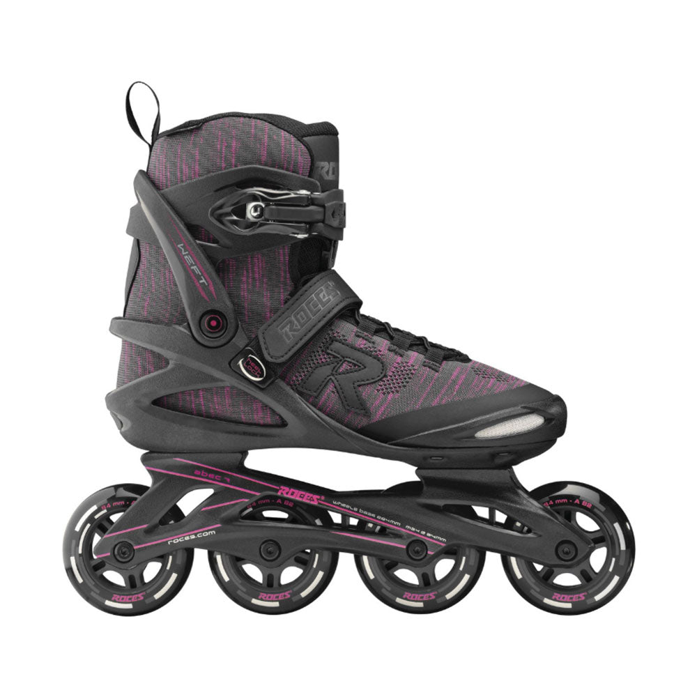 Roces Weft Thread Womens Inline Skates - Black/Fuchsia/11
