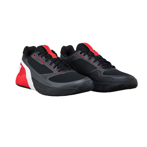 Wilson Rush Pro 5 Mens Tennis Shoes - Blk/Infrared/Wt/D Medium/14.0