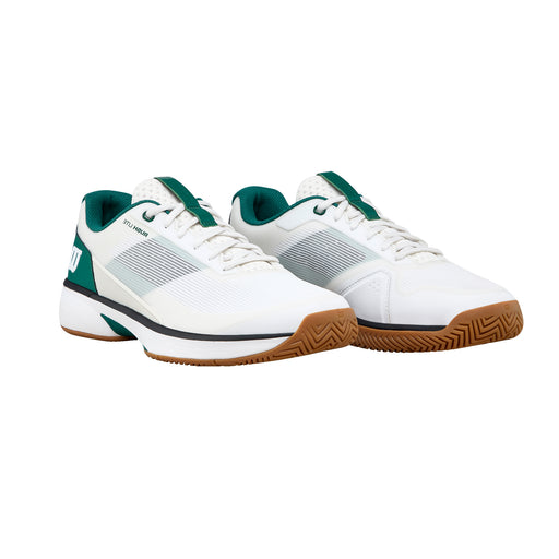 Wilson Rush Lite 5 Mens Tennis Shoes - Wht/Evergrn/Gum/D Medium/14.0