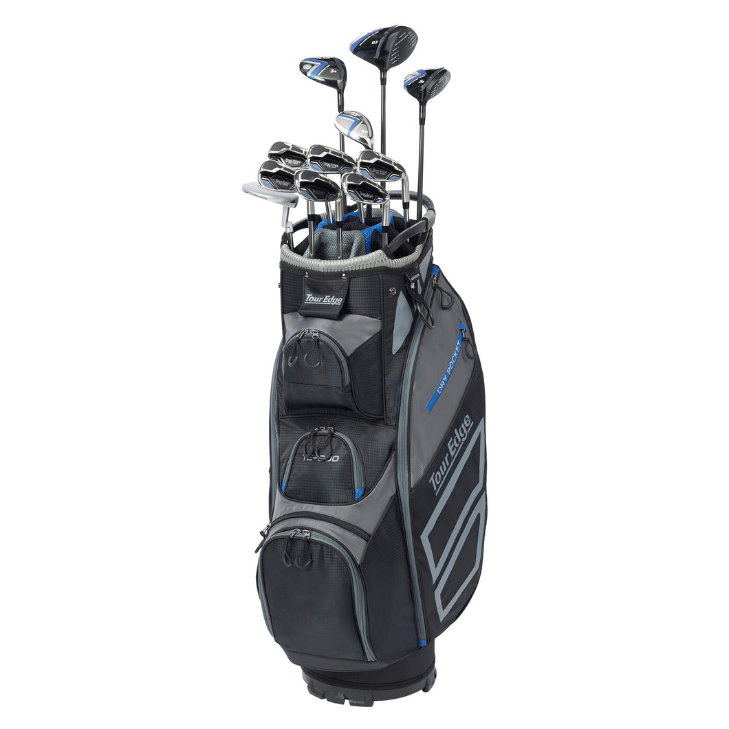 Tour Edge TE-300 Mens Right Hand Complete Golf Set - Steel/+1