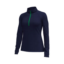 Load image into Gallery viewer, Under Armour Fusion Ottoman Womens Golf 1/4 Zip - Midnt Ny/Accent/L
 - 1