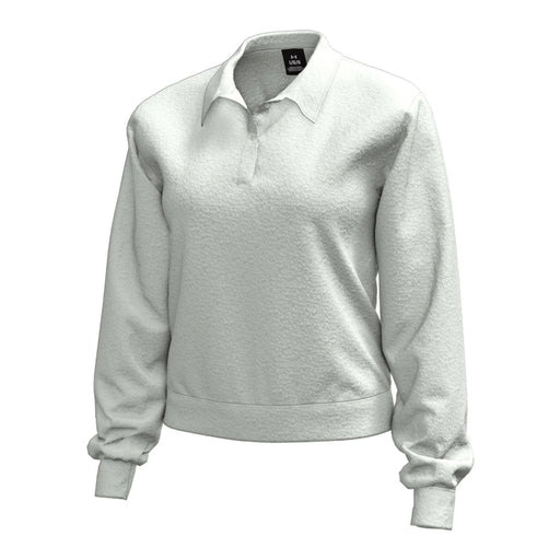 Under Armour Fusion Fleece Womens Golf PO - White Clay/XL