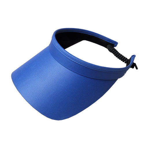 Glove It Solid Coil Womens Visor - Blue/One Size
