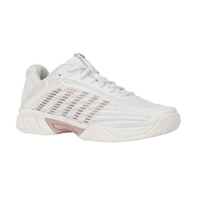 Load image into Gallery viewer, KSwiss HyperCourt Express 3 Kids Tennis Shoes - Wt/Rs Gld/Violt/M/5.5
 - 10