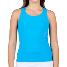 Load image into Gallery viewer, Sofibella Style Icons Racerback Women Tennis Tank - Electric Blue/L
 - 1