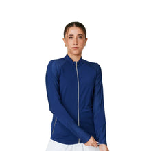 Load image into Gallery viewer, Sofibella Staples Womens Tennis Jacket - Navy/2X
 - 2