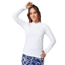 Load image into Gallery viewer, Sofibella UV Staples Sun Womens LS Tennis Shirt
 - 6