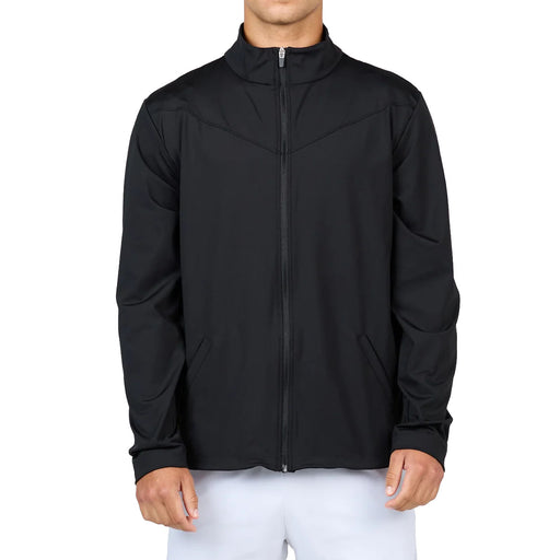 Sofibella The Zip Up Mens Tennis Jacket - Black/1X