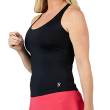 Load image into Gallery viewer, Sofibella Staples Racerback Women Tennis Tank
 - 5