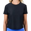 Sofibella Staples Mesh Short Sleeve Womens Tennis Shirt