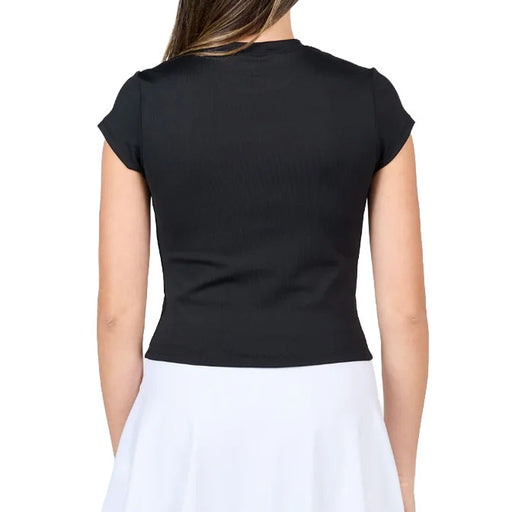 Sofibella Staples Cap Sleeve Womens Tennis Shirt