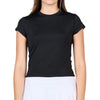 Sofibella Staples Cap Sleeve Womens Tennis Shirt