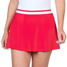 Load image into Gallery viewer, Sofibella UV Colors HW 14 Inch Womens Tennis Skirt - Berry Red/2X
 - 1