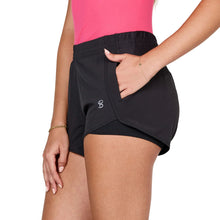 Load image into Gallery viewer, Sofibella UV Staples 3.5 inch Womens Tennis Shorts
 - 3