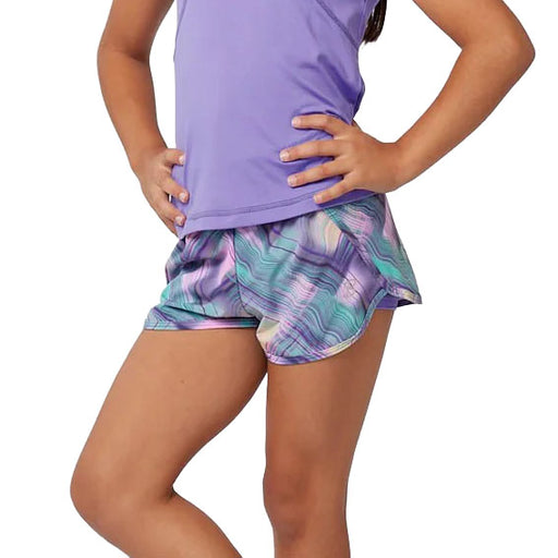 Sofibella UV Girls Girls Tennis Shorts - Neon Check/L