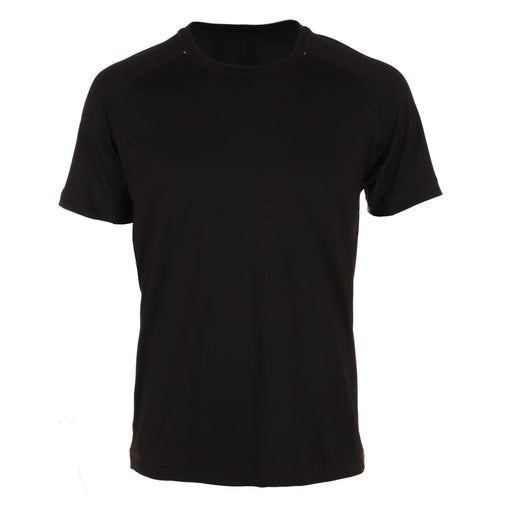 SB Sport Athletic Mens Short Sleeve Tennis Shirt - Black/XL