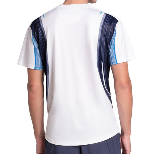 K-Swiss Breakline Stripe Crew Mens Tennis Shirt