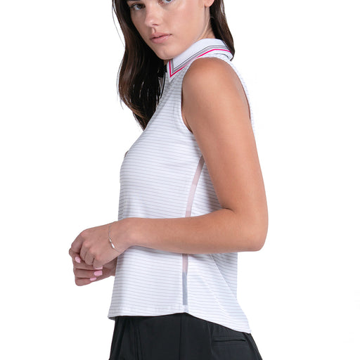 Lucky in Love Chateau Stripes Womens Golf Tank Top