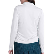 Load image into Gallery viewer, Lucky in Love Pleat Neck Wns Longsleeve Golf Shirt
 - 8