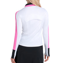 Load image into Gallery viewer, Lucky In Love Zip Drive QZ LS Womens Golf Pullover
 - 2