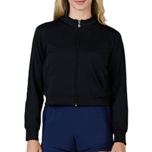 Load image into Gallery viewer, Sofibella Team Uniform Womens Tennis Jacket - Black/XL
 - 1