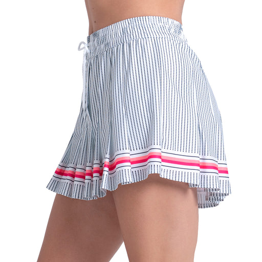 Lucky In Love HW Glow Stripe Womens Tennis Skirt