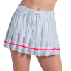 Lucky In Love High Waisted Glow Stripe Womens Tennis Skirt